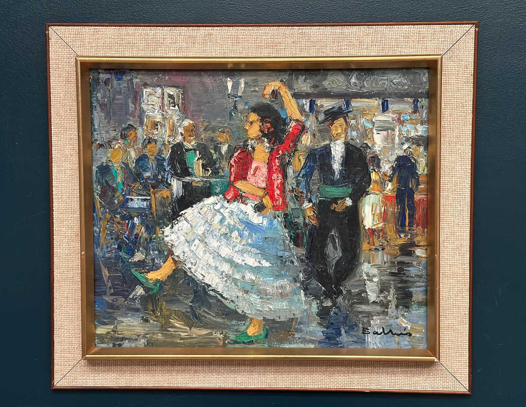 Dancing Couple in Lively Setting