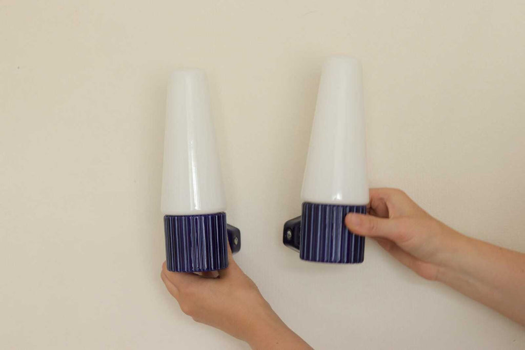 Pair of Swedish Wall lamps designed by SIGVARD BERNADOTTE for IFÖ