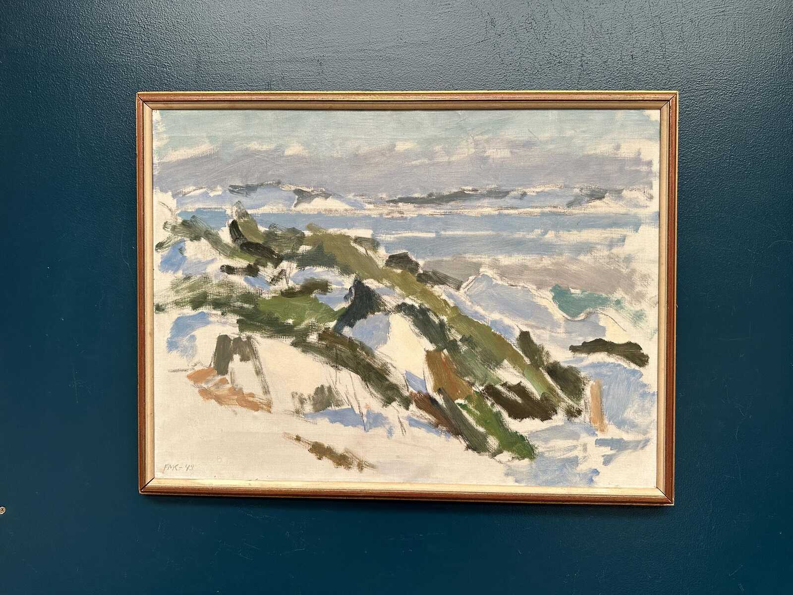 “Winter Landscape” by Frans Mikael Kempe