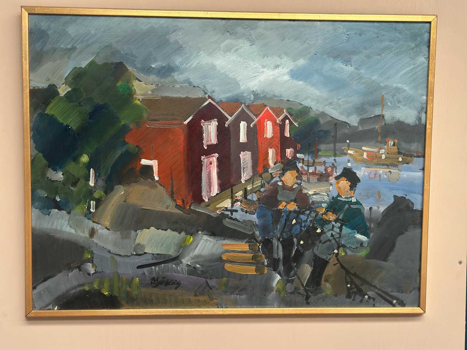 “Fisherman’s Idyll” by Bo Sjööberg