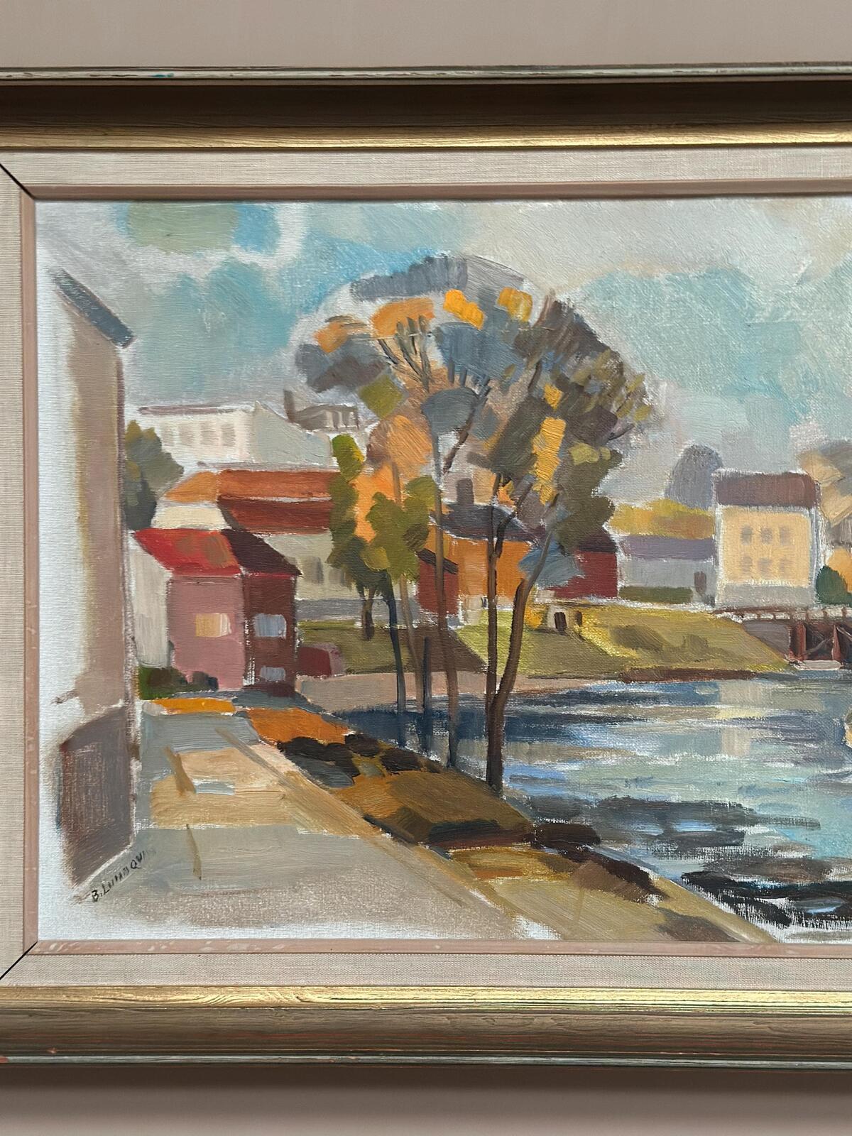 “Riverside Village” by B. Lundqvist