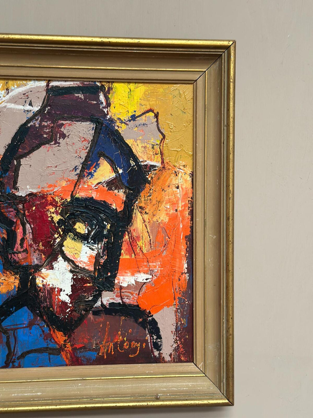 “Composition with Face” by Imre Antonyi