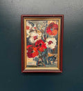 “Red Poppies and White Blossoms” by L. Stokes