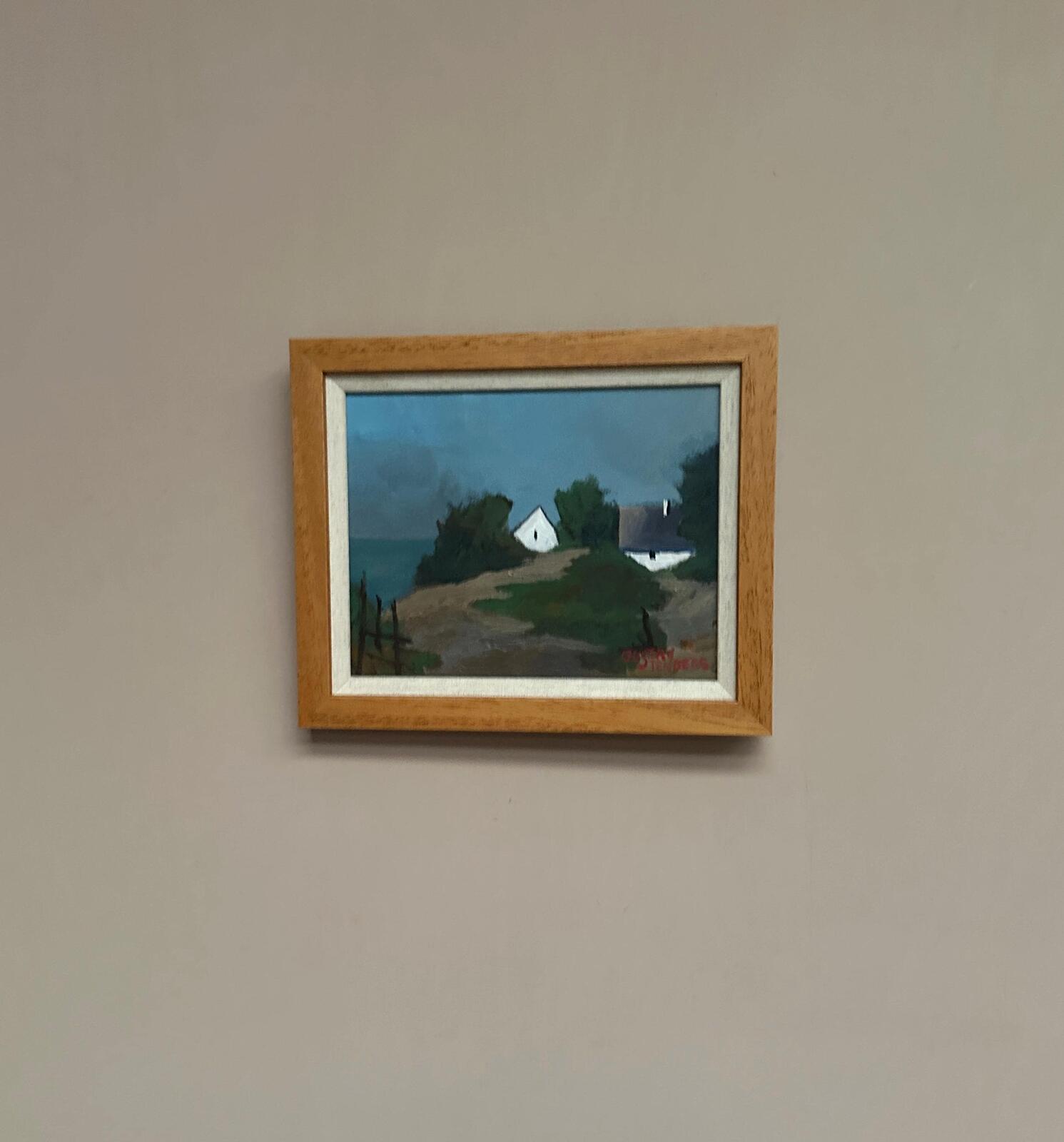 “Coastal Village” by Gustav Tenberg
