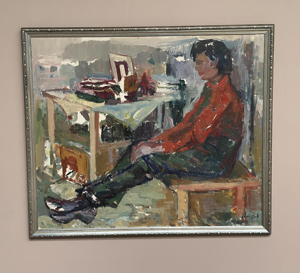 “Figure Composition” by Jerzy Luczak-Szewczyk)