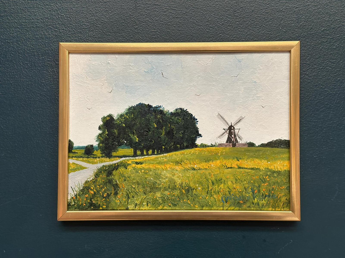 “Landscape with Windmill” by Mischa Rosic