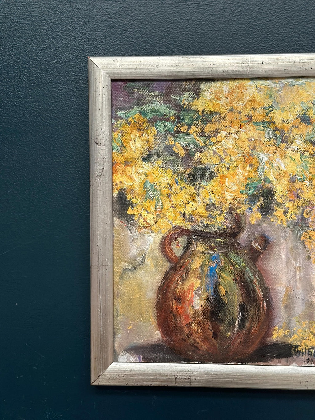 “Vessel with Mimosa” by Monica Gilhorn