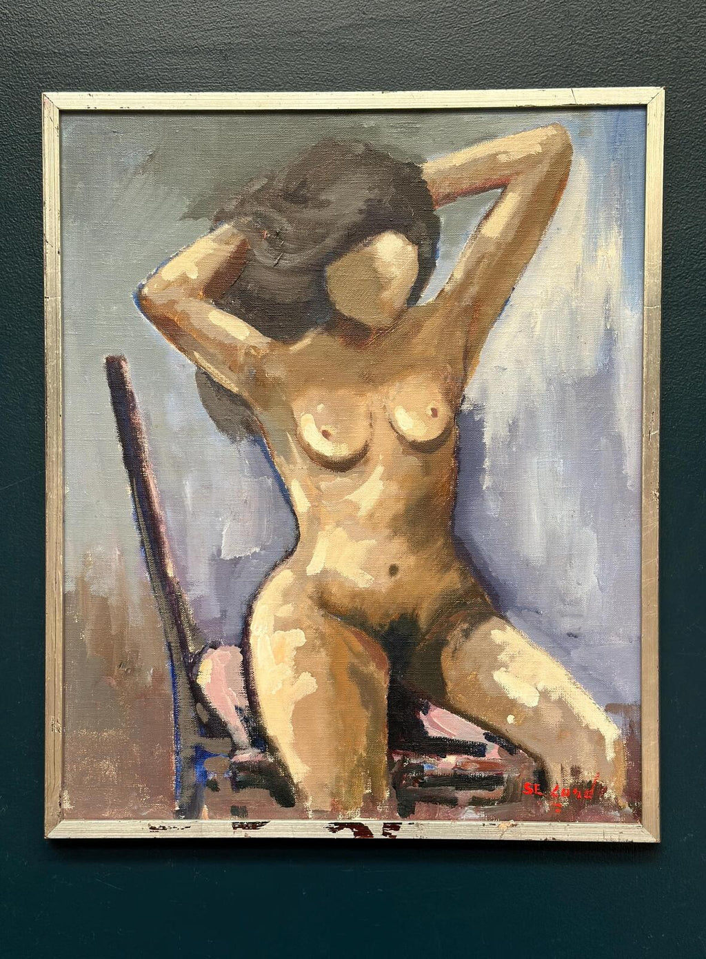 “Model on Chair” by Sven Erik Lund