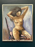 “Model on Chair” by Sven Erik Lund