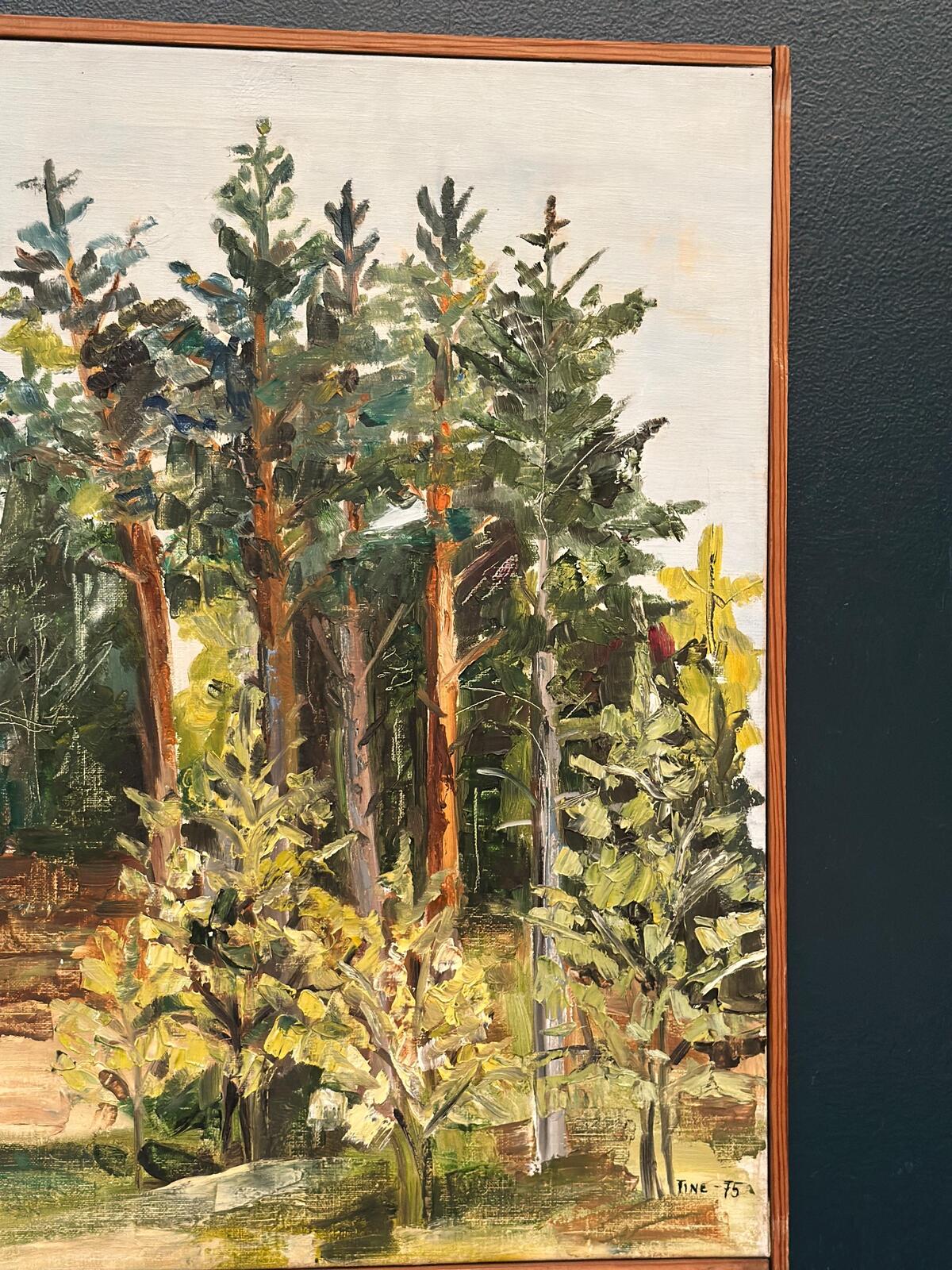 “Forest Landscape” by Ann‑Cathrine Tine Lundkvist (Born 1952)