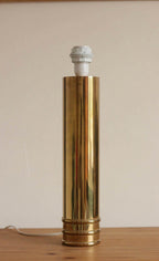 1960's Mid Century Swedish Large Brass Table Lamp by  Bergbom, Model B 010