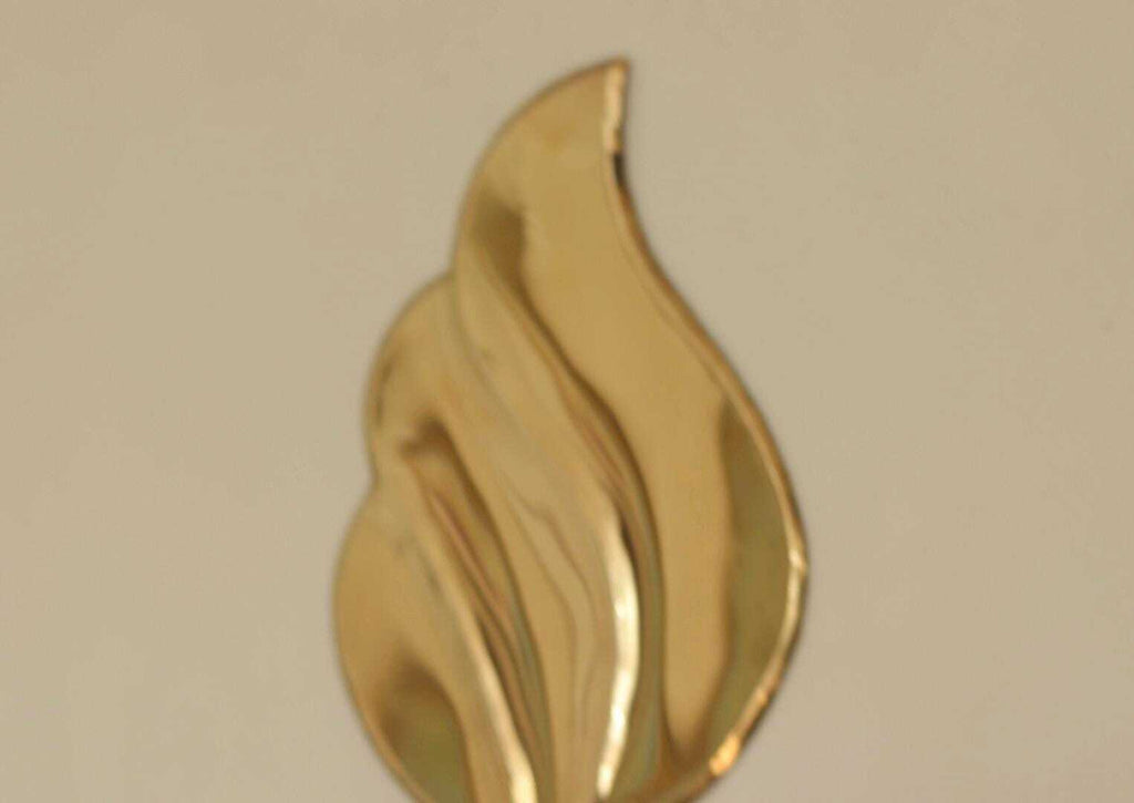Pair Of Mid Century Swedish Brass Sconces
