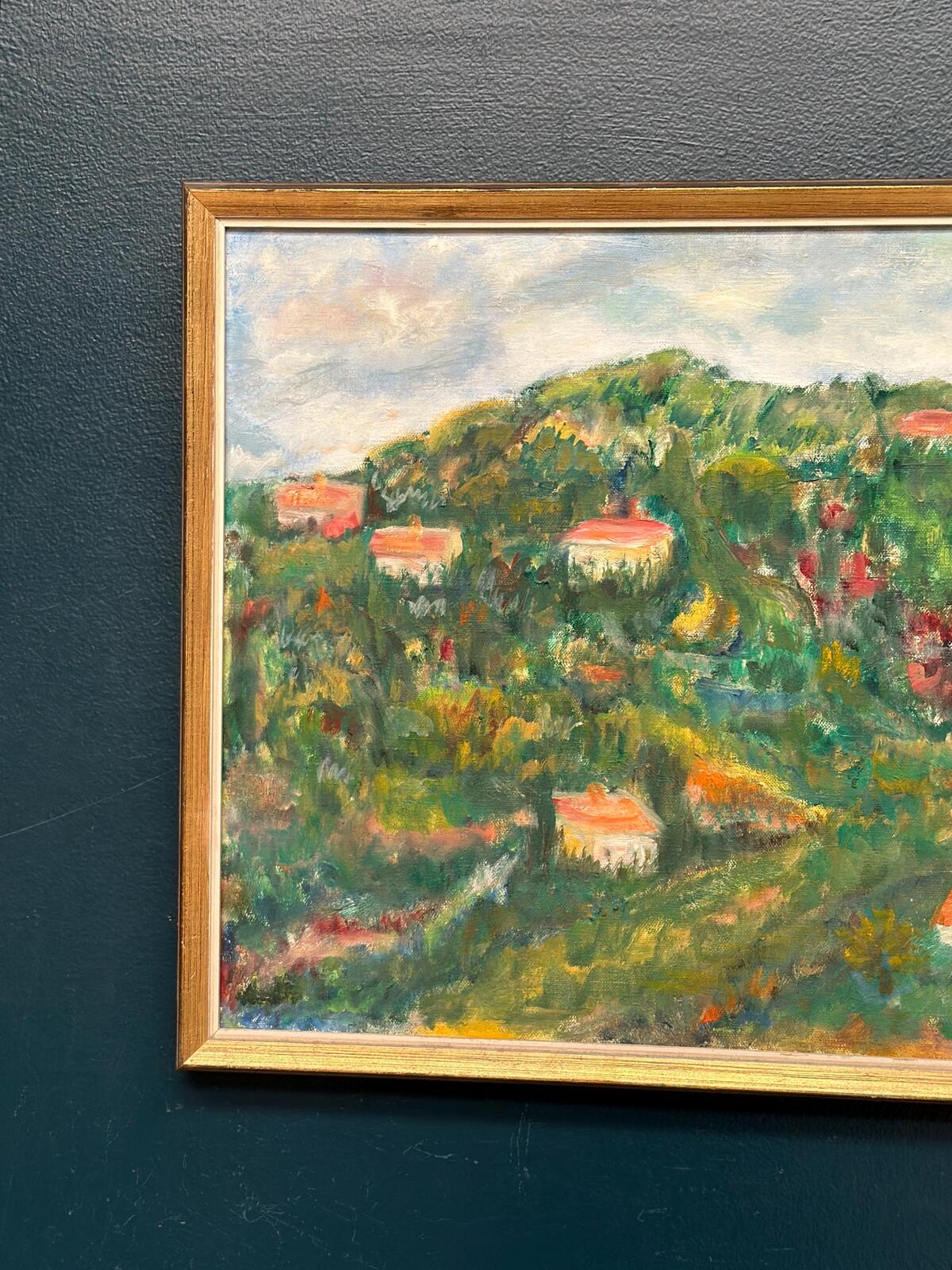 “Hilly Landscape with Houses” by Lalla Blecher