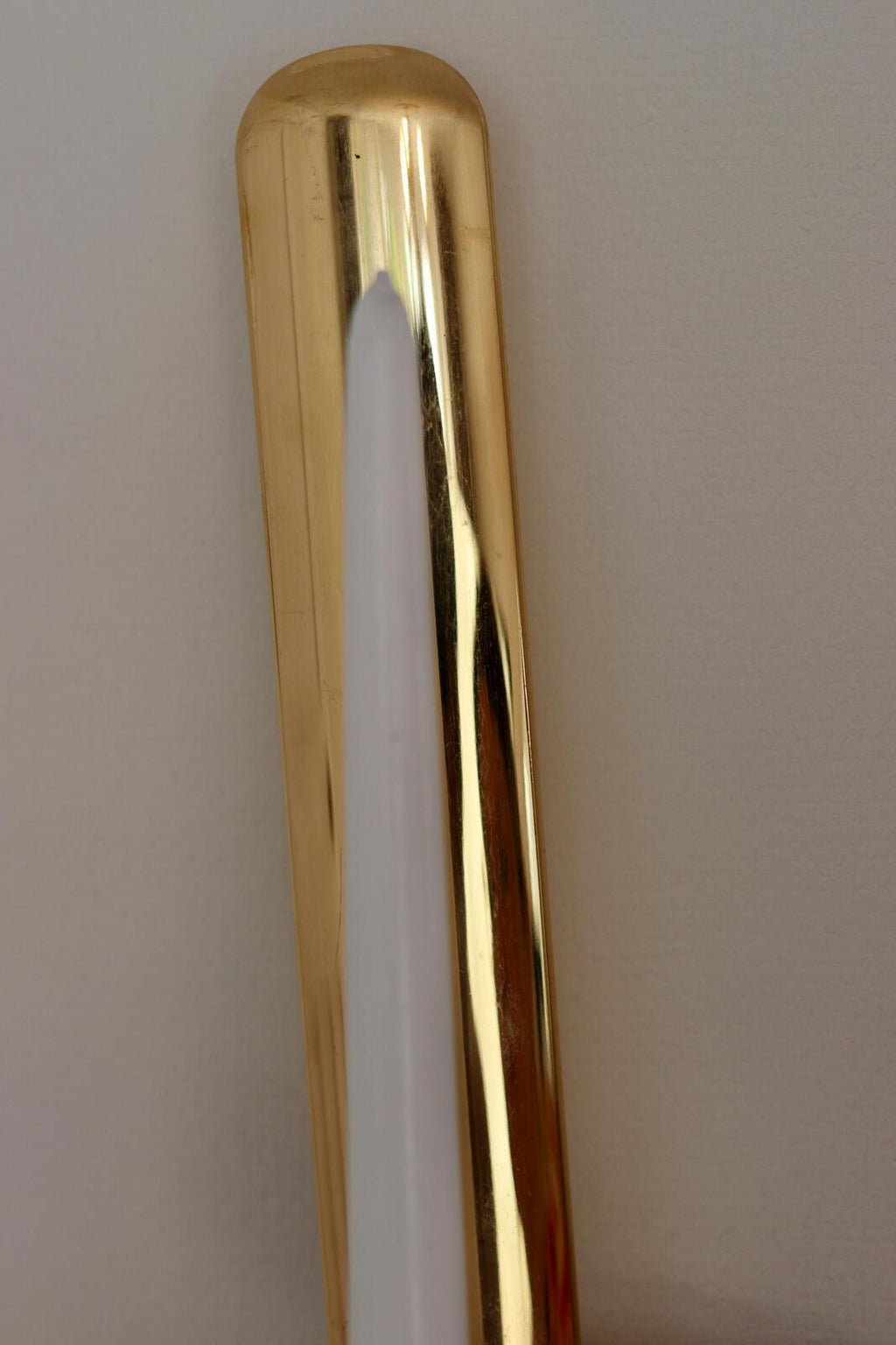 Pair Of Mid Century Swedish Gold Plated Brass Sconces by Scandia
