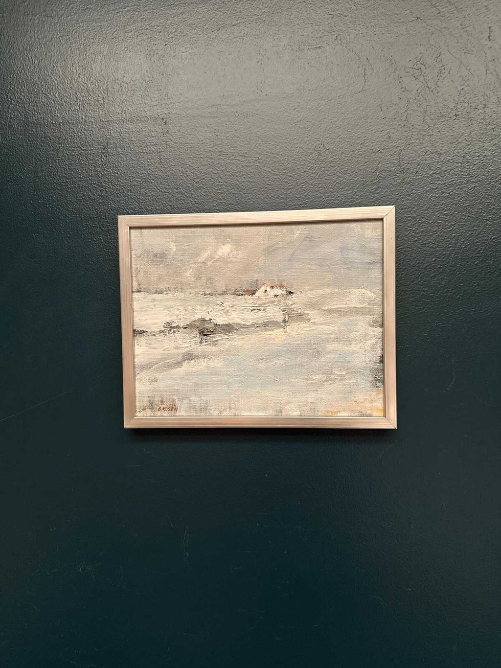 “Sea Motif with House” by G. Rosén