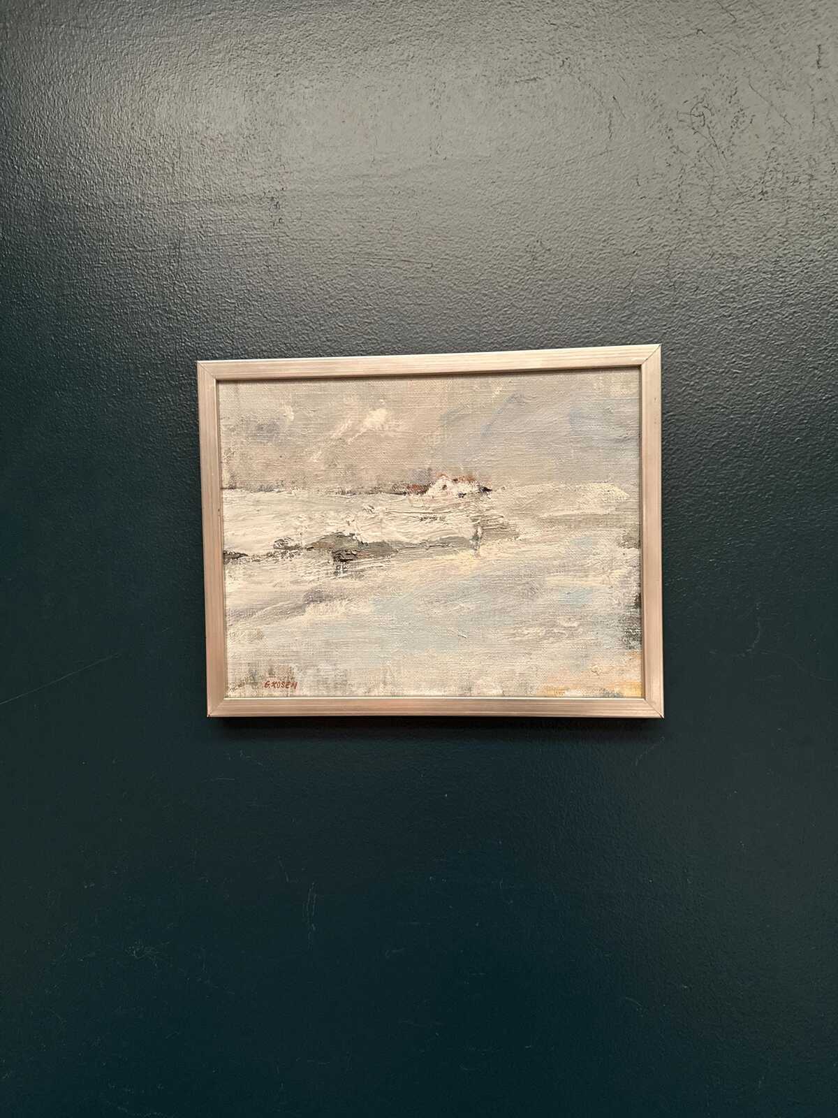 “Sea Motif with House” by G. Rosén