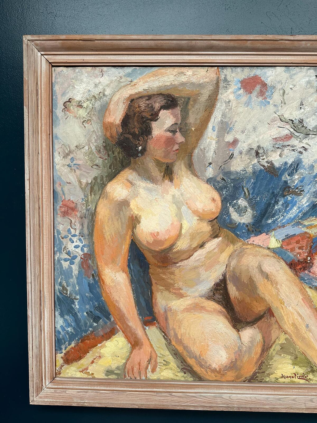 “Nakenstudie” by Hugo Linér (1900–1981)