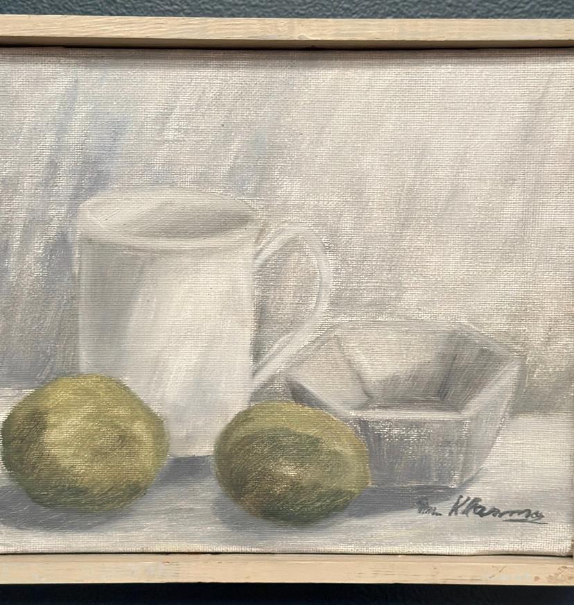 “Jug, Bowl and Fruits” by Main Klarmo‑Kärred