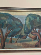 “Landskap med träd” by Britta Krüger