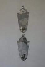 Pair of Mid Century Swedish Pewter Sconces by Svenskt Tenn
