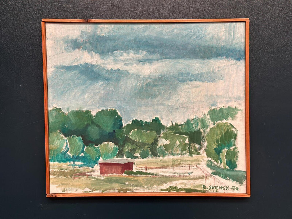 “Mjölkskjul vid Kaga” by Björn Svensk