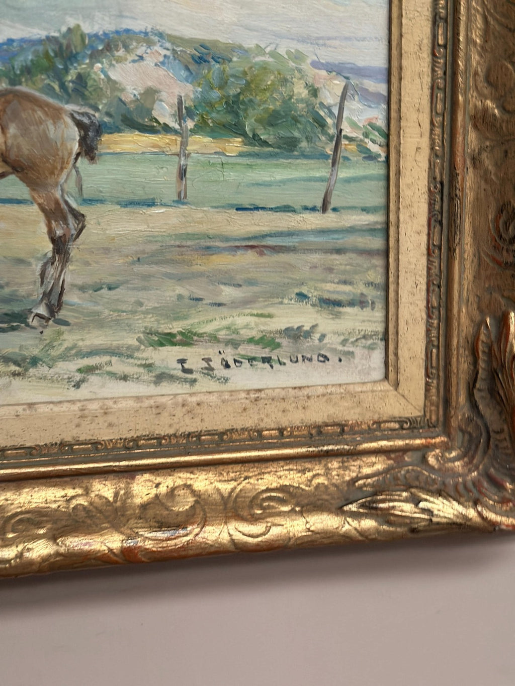 “Horses in a Pasture” by Einar Söderlund