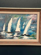 “Sailboats” by Bertil Thorell (1908–1984)