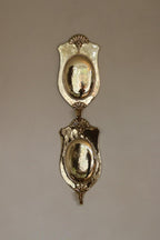Pair Of Mid Century Swedish Brass Sconces