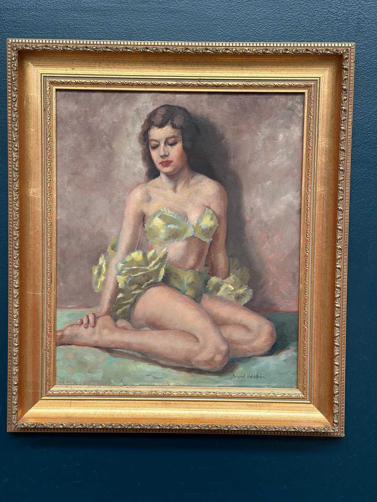 “Seated Woman” by Sigrid Wahlström de Rougemont
