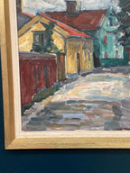 “Street with Houses” by Jan Hatvani
