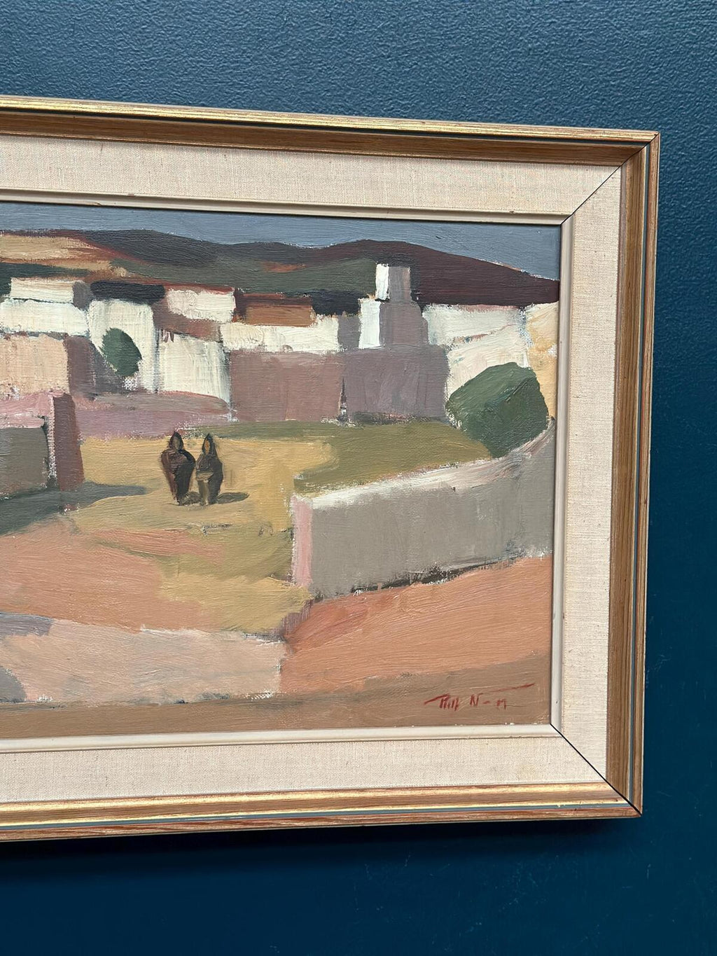 “Southern Village Landscape” by Rolf Norrman (1921–1964)