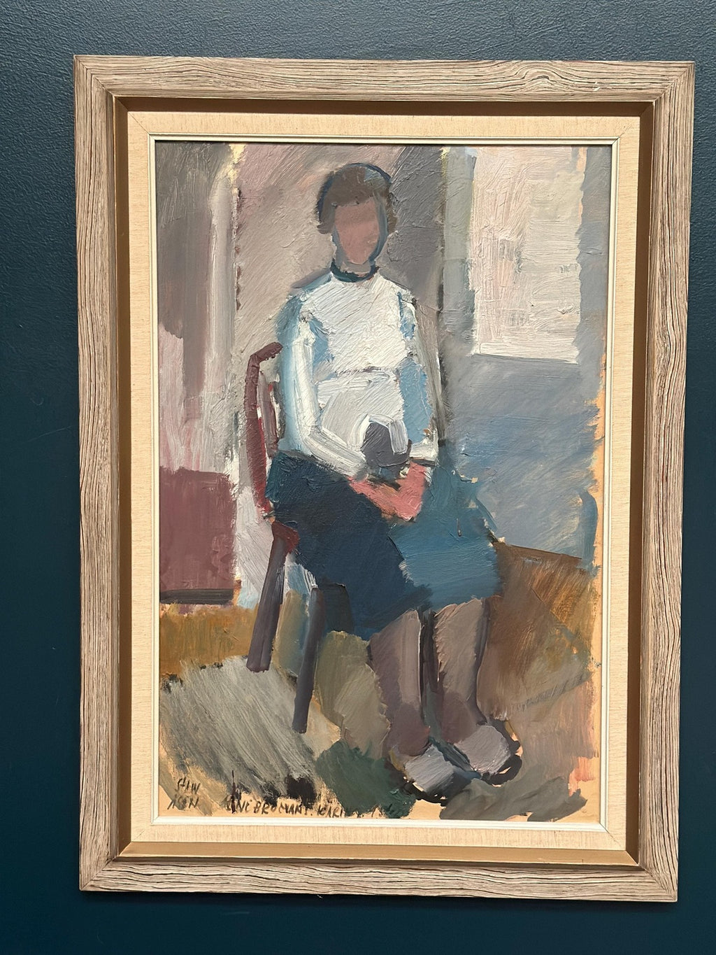 “Seated Woman” by Gösta Stawåsen