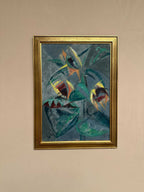 Abstract Still Life with Sunflowers