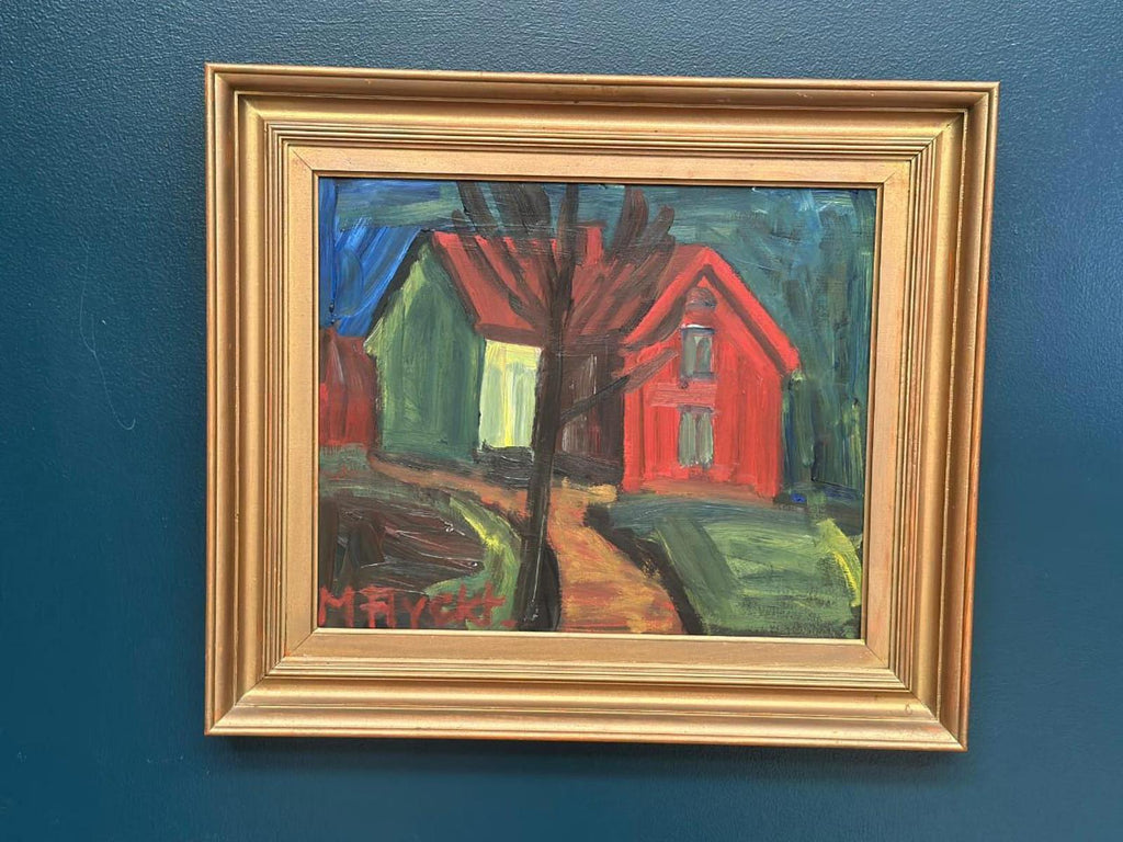 “Landscape with House” by Manfred Flyckt