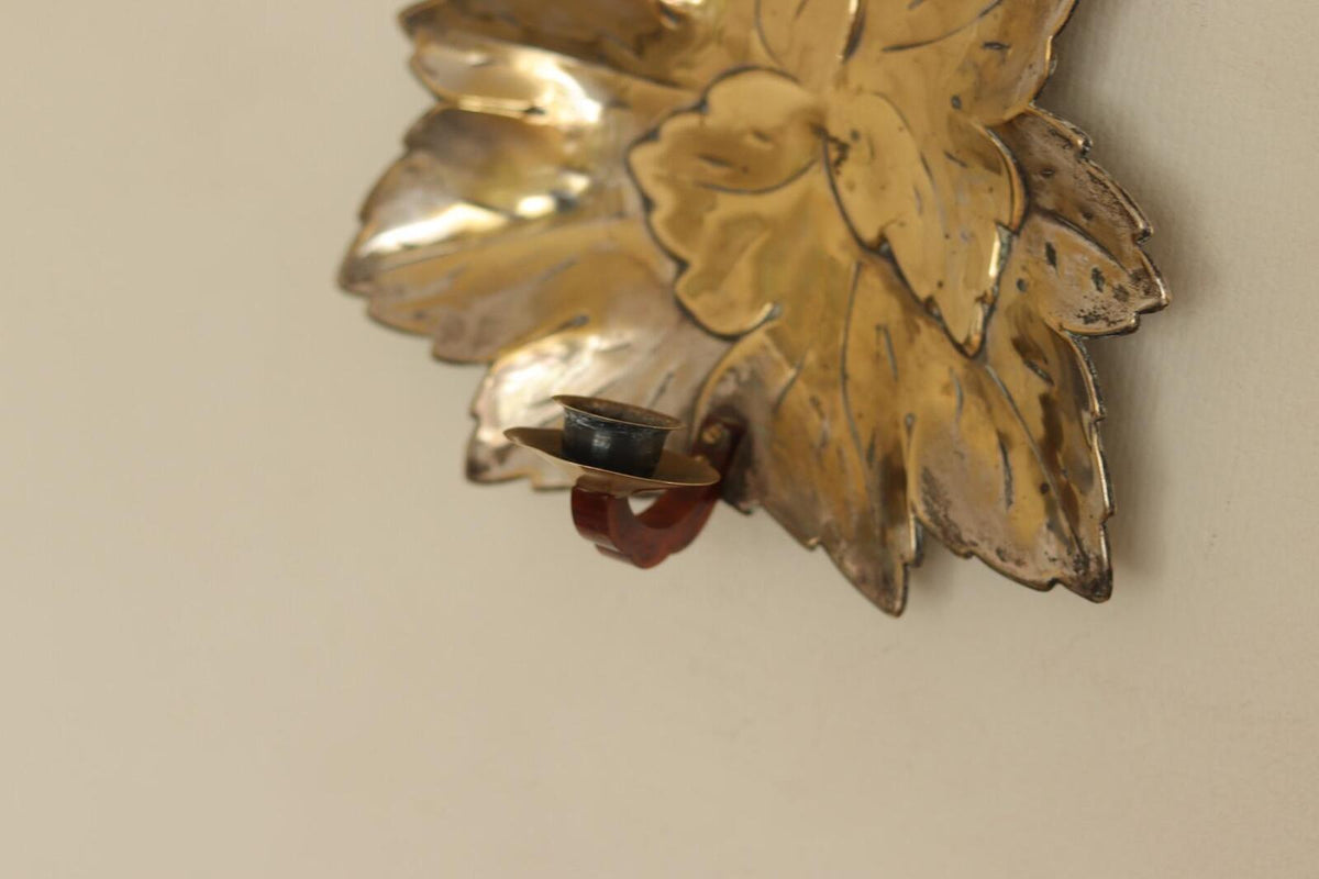 Pair Of Swedish Metal Sconces