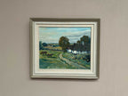 “Farms with Grazing Cows” by Hjalmar Lindblom
