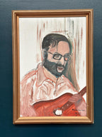“Musician with Guitar” by Karin Larsson