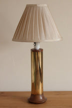 Large Vintage Brass Table Lamp