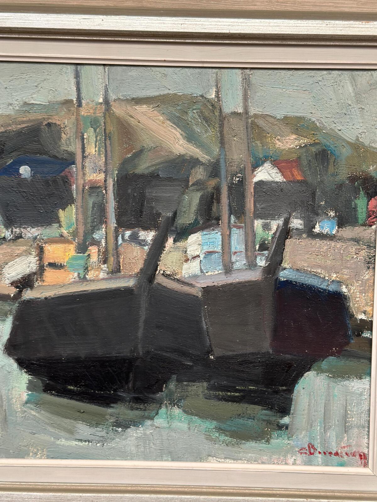 “Fishing Boats in the Harbour” by Carl Berndtsson