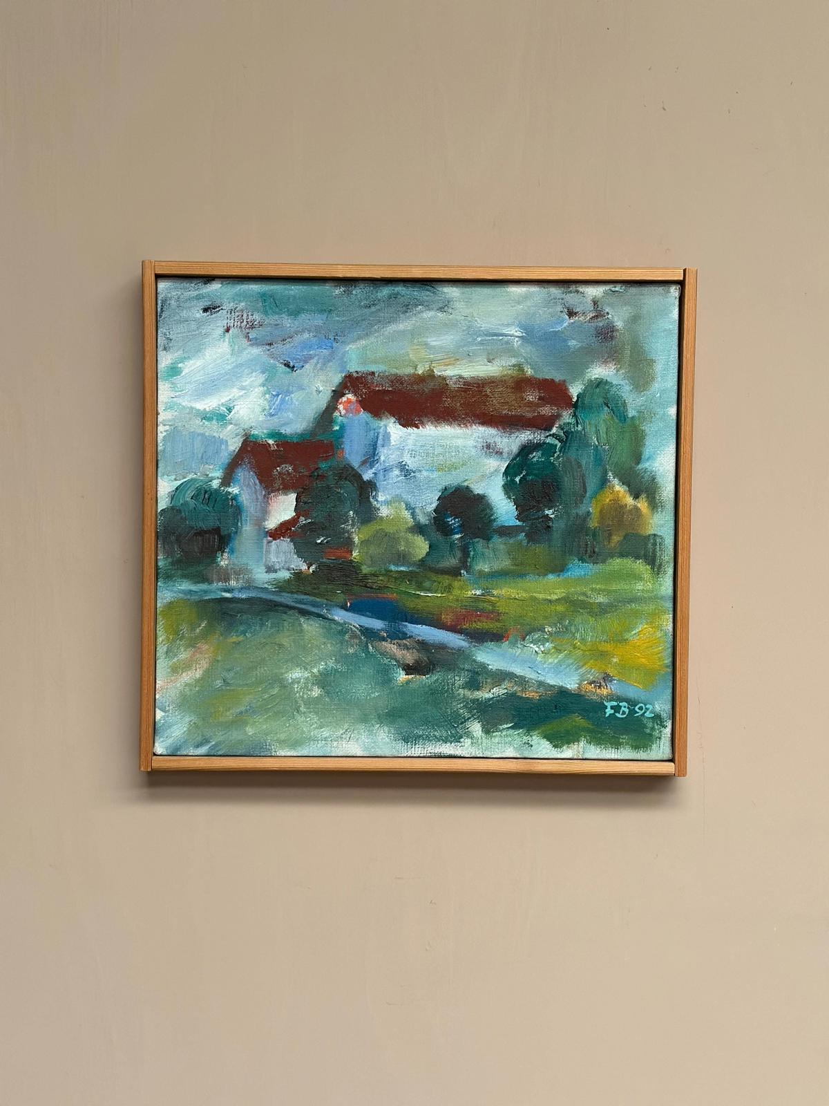 “Cottage and Trees” by Folke Björnfot