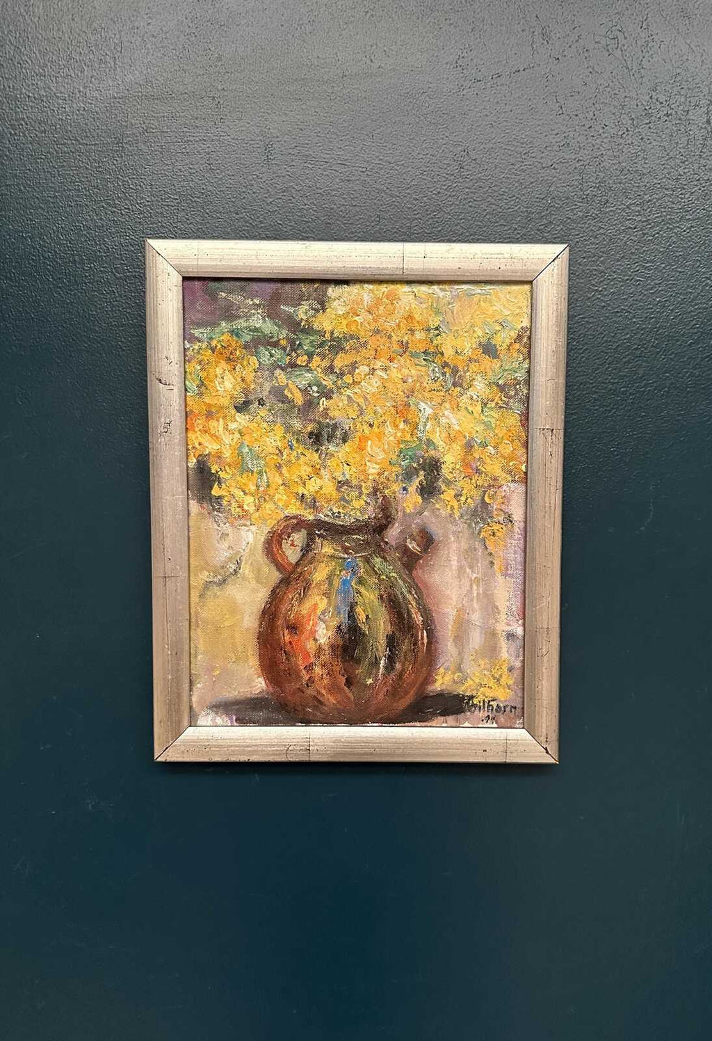 “Vessel with Mimosa” by Monica Gilhorn