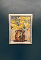 “Vessel with Mimosa” by Monica Gilhorn