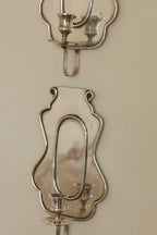 Pair Of Mid Century Swedish Pewter Sconces