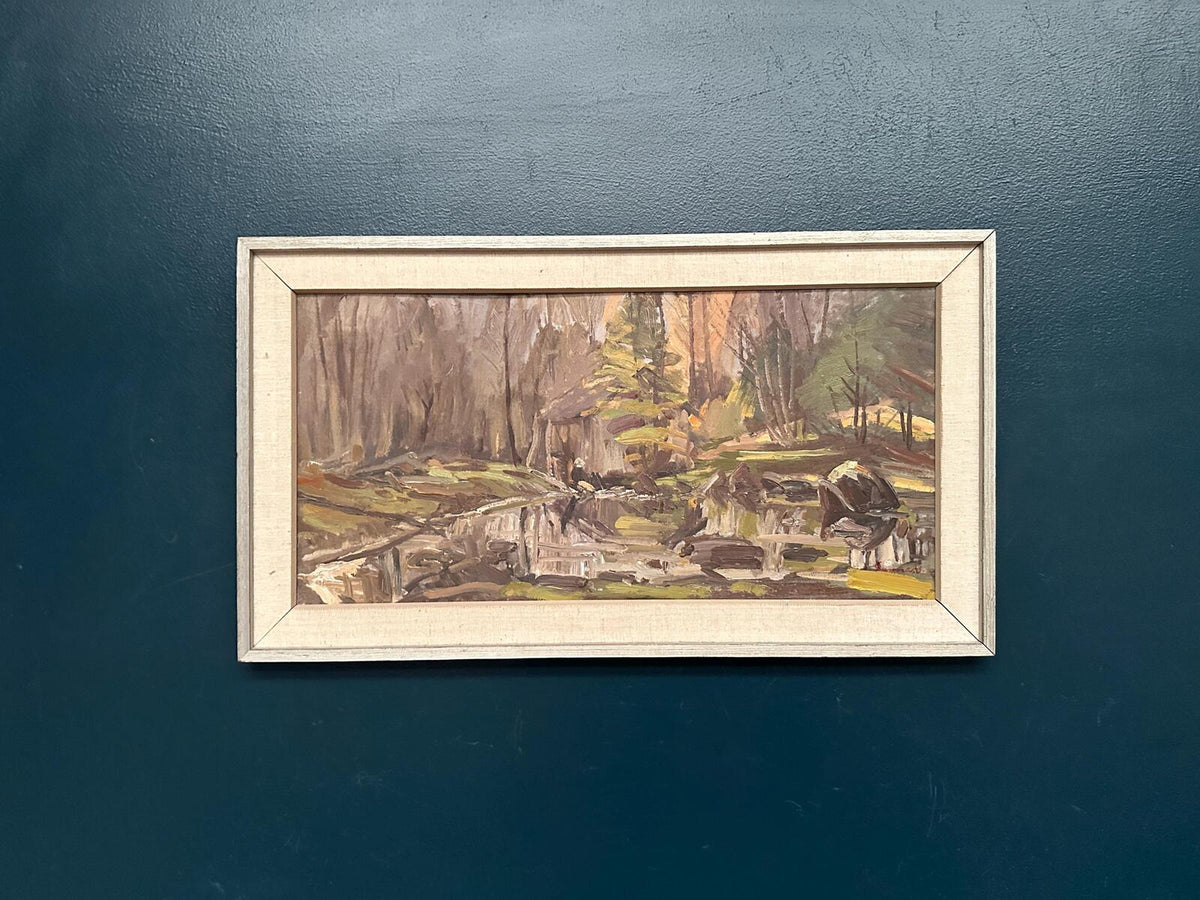 “Old Sawmill, Apelnäs Roasjö” by Gunnar Svensson
