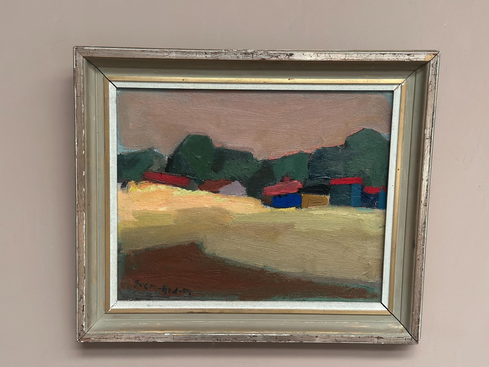 “Huts with Red Roofs” by Sven Andersson