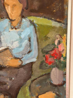 “Woman Reading Book” by Sven Gillgren