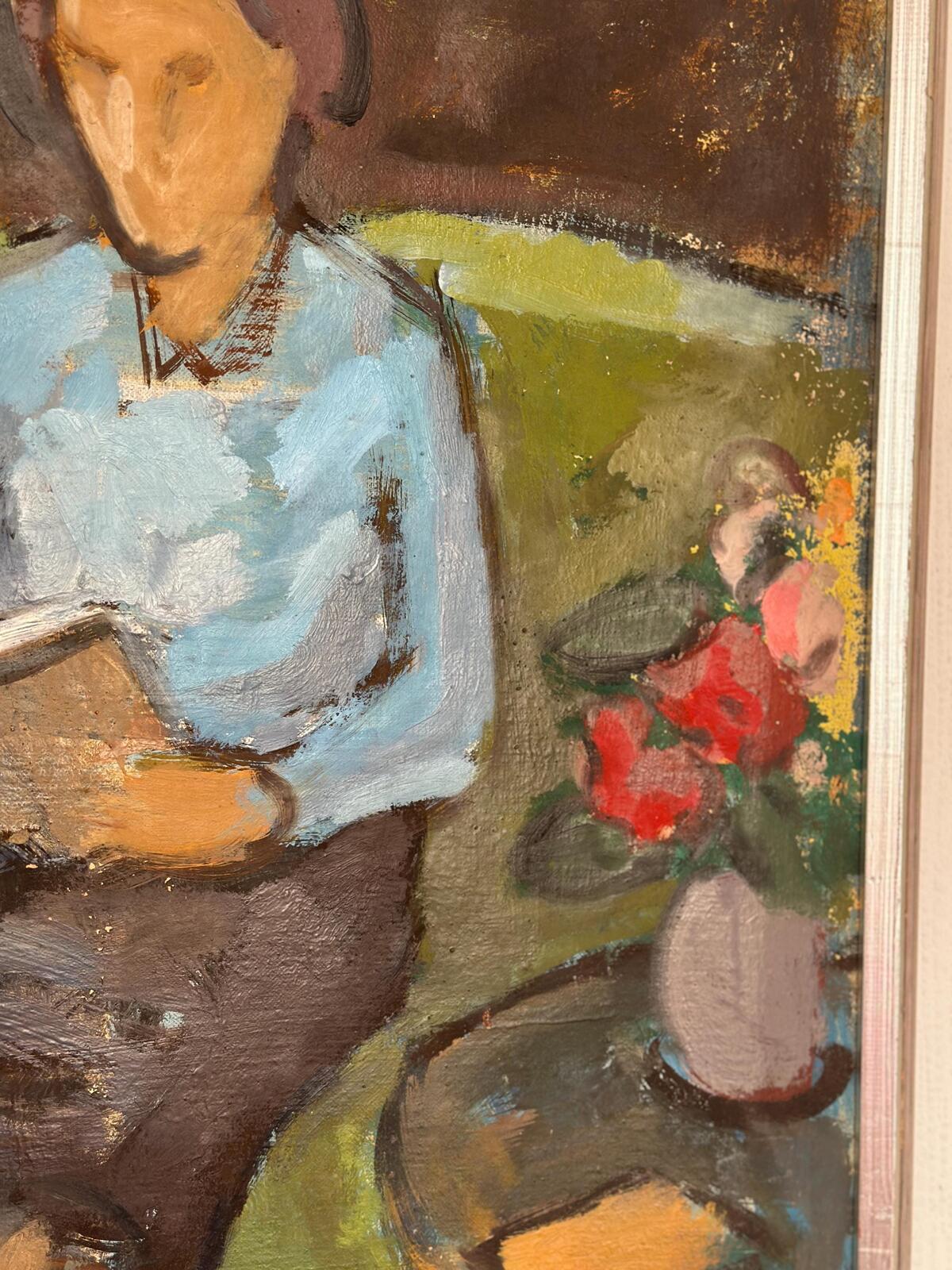 “Woman Reading Book” by Sven Gillgren
