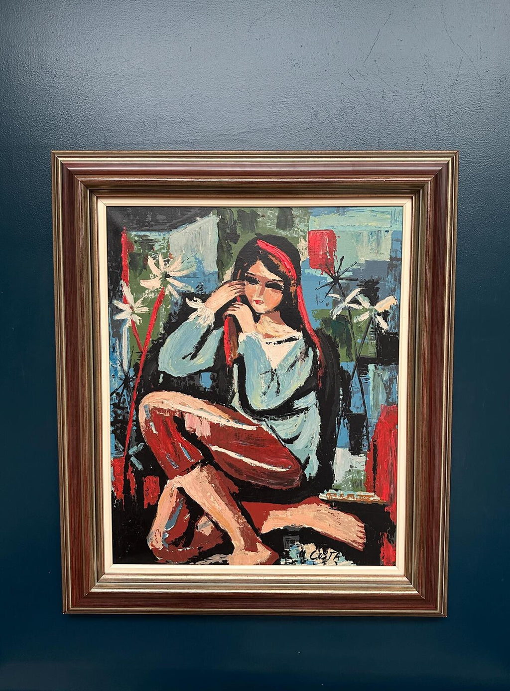 “Portrait of a Young Lady” by M. Costa