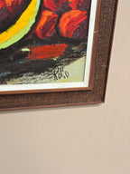 “Still Life with Fruits and Vase” by Rollo