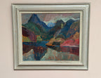 “Färgstarkt landskap” by Gustaf Börtner 1946